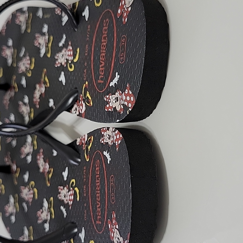 Disney Parks Flip Flop By Havaianas Minnie Mouse - Picture 10 of 12